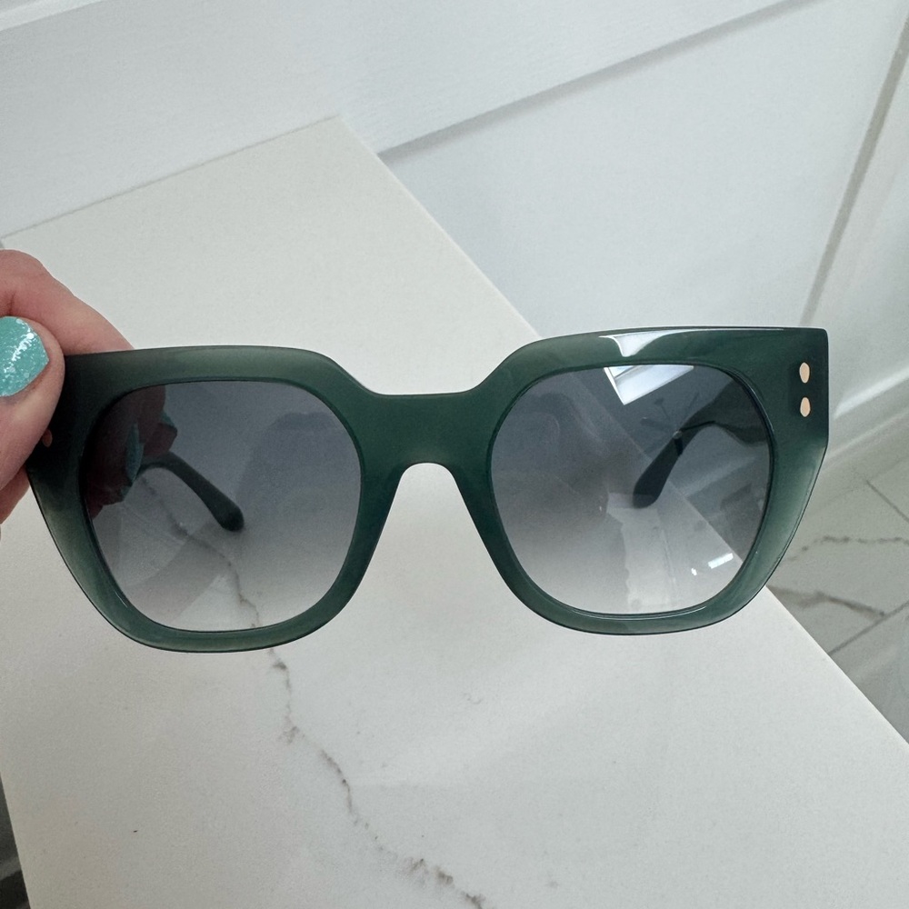 Isabel Marant Forest Green Sunglasses - Picture 2 of 4